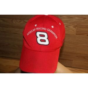 NASCAR Racing Champion 8 Dale Earnhardt Jr Hat Cap NEW NWOT Red White EUC